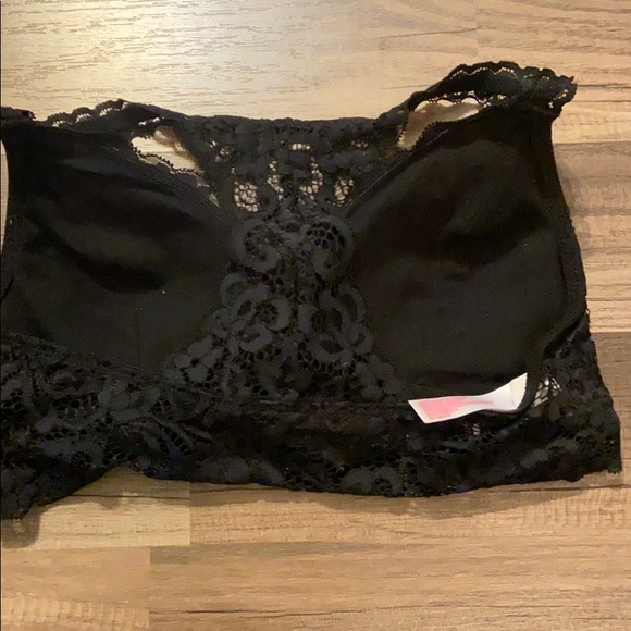 (2) Xhilaration Push up Racerback Lace Bralette BK - Picture 5 of 8
